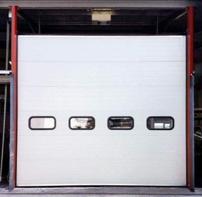 0,2 m / S Komercyjne bramy segmentowe Izolowane segmentowe bramy garażowe CE ISO