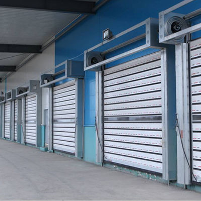 Villa Garage Aluminiowe zwijane drzwi spiralne z wiatroszczelnymi i czujnikowymi metodami działania