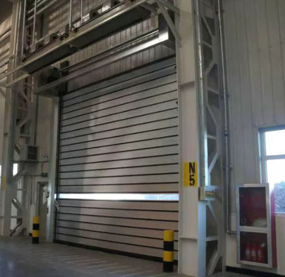 Bezpieczeństwo zewnętrzne nowoczesny design Chiński dostawca odporny na wiatr 40mm szybkie drzwi spiralne aluminium stop dla zewnętrznych