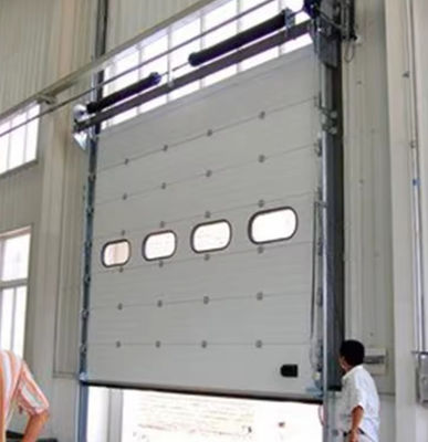 Odporne na wiatr Białe pianka wypełnione drzwi sekcjonalne Automatyczna/Ręczna obsługa Bezpieczeństwo krawędź Fotocella sekcjonalna garaż