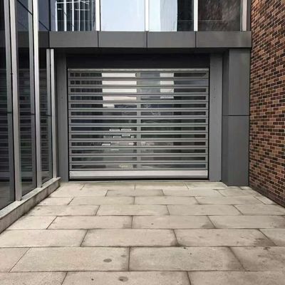 Aluminiowe drzwi rolowane o wysokiej wytrzymałości Szybkie drzwi spiralne Drzwi roletowe
