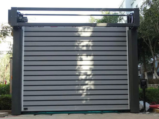 Aluminiowe drzwi spiralne o wysokiej prędkości Luksusowy wygląd Gładka powierzchnia