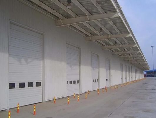 Przemysłowe stalowe segmentowe bramy segmentowe Sandwitch Steel Segmentowe bramy garażowe