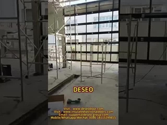 Wodoszczelne drzwi garażowe ze szklaną ścianką z aluminium