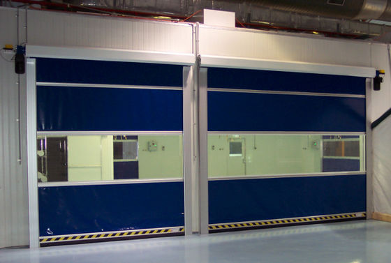 Przemysłowa szybka brama rolowana Automatyczna brama rolowana Izolacja termiczna PVC
