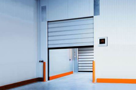 Aluminiowe regulowane szybkie drzwi spiralne Otwarcie bezpieczeństwa 0,8 - 2,5 M / S