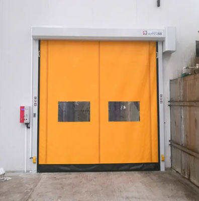 Magazynowe szybkie drzwi rolowane z miękkiego pcv Kurtyna Zipper Vertical Overhead Quick Action