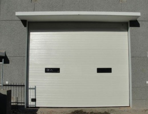 Panelowe izolowane bramy segmentowe 40 mm 50 mm Brama garażowa ze stali ocynkowanej 380 V