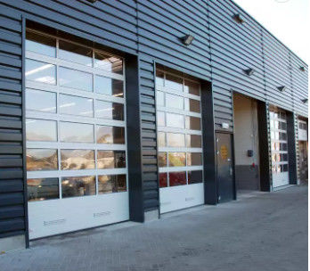 Aluminiowe automatyczne przesuwne drzwi garażowe z powłoką proszkową
