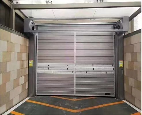 Panel aluminiowy Rządowe drzwi spiralne 220 mm Szybkie drzwi spiralne