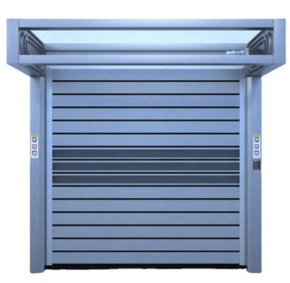 Zewnętrzny szybki aluminiowy szybki drzwi spiralny zasilacz 220V / 50HZ Długa trwałość