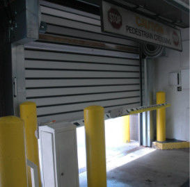 Aluminiowe przezroczysty spiralne drzwi powietrzne Efektywność bezpieczeństwa Niestandardowy elektryczny Roll Up do garażu