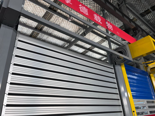 0.8m/s Aluminiowy stop szybki Spiralny drzwi z 220V/50HZ zasilacz Aluminiowy Metal Automatyczny Zamknięcie Szybkie