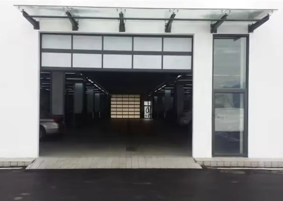 Nowoczesne drzwi sekcjonalne z podwójnej szyby z aluminium z doskonałą izolacją