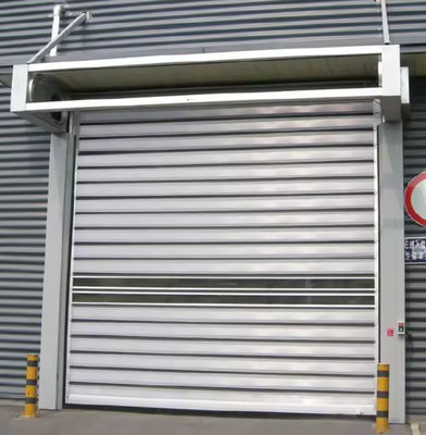 220V/50HZ Bezpieczeństwo Fotoelektryczny czujnik Prędkość Spiralna Drzwi -20°C~50°C Otwarcie opór wiatrowy aluminium sztywny Drzwi wysokiej prędkości
