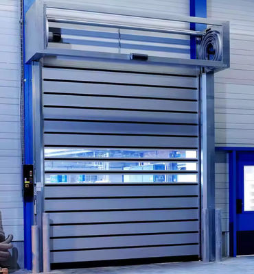 220V/50HZ Bezpieczeństwo Fotoelektryczny czujnik Prędkość Spiralna Drzwi -20°C~50°C Otwarcie opór wiatrowy aluminium sztywny Drzwi wysokiej prędkości
