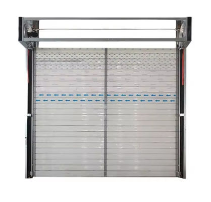 Aluminiowe szybkie drzwi spiralne z systemem sterowania PLC 0,75 kW Moc silnika Sprzedaż bezpośrednia producenta