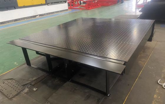 Dostosowywalny elektryczny hydrauliczny poziomnik doku ładowania z łańcuchem bezpieczeństwa i przyciskami