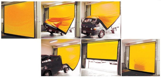 304 Stainless Steel Speed Roll Up Shutters Promocja szybkie drzwi do układania automatycznego indukcji wysokiej prędkości magazyn Pvc