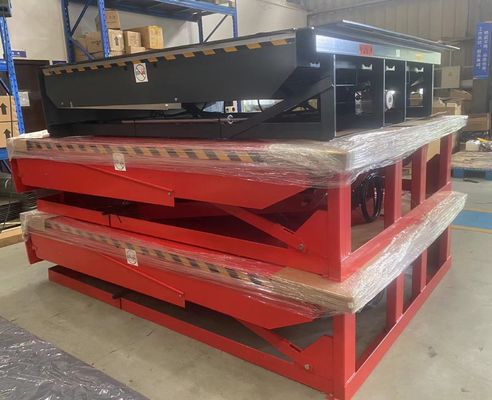 25000-40000LBS Pojemność Bezpieczne warsztaty projektowe Automatyczne Płyty dokujące Płyty dokujące Wyraźniki drzwiowe Ciężkie urządzenia hydrauliczne