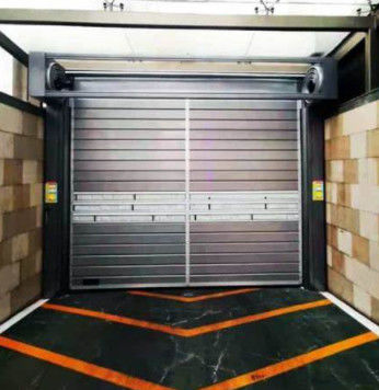 Przemysłowe Automatyczne Spiralne Aluminiowe Metalowe Wyizolowane Ciepło Szybkości Aluminiowe Stopy Spiralne Drzwi Rolkowe