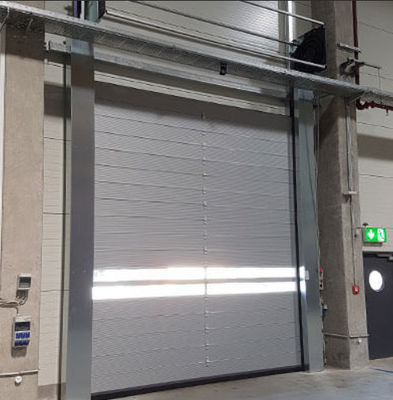 Bezpieczeństwo Aluminium Przejrzystość Wysokiej Prędkości Spiralna Drzwi Dostosowane 220V / 50HZ Zasilanie