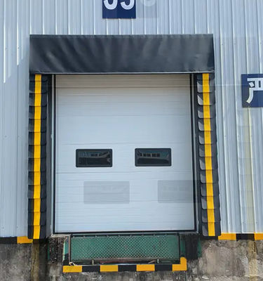 Wysokiej jakości magazyny logistyczne dok przemysłowy trwałość nowoczesny kolorystyczny ładowanie schronienie w doku łatwa instalacja ochrona przed żywiołami