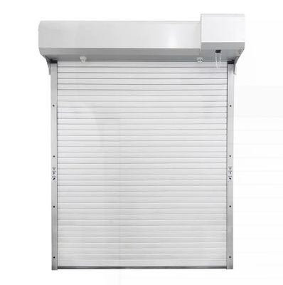 Przemysł Skład Szybkie izolowane aluminium przezroczyste szybkie drzwi spiralne Bezpieczeństwo Wydajność Prędkość otwierania 0,8 m/s dla szybkich środowisk