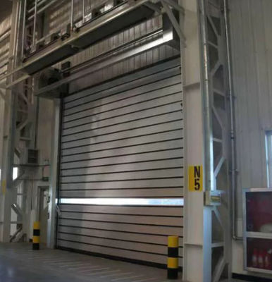 Aluminiowy stop Silnik drzwi spiralnych o dużej prędkości 0.75KW Wydajność bezpieczeństwa ≤2.0m3/ M2.s Prędkość zamknięcia 0.8m/s