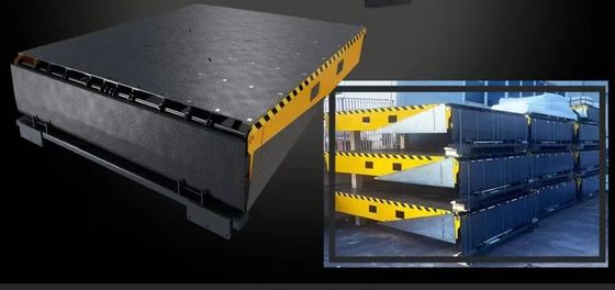 Dock Door Levelers Workshop Automatic Dock Plate 25000-40000LBS Bezpieczna konstrukcja sterowanie pedałem stóp
