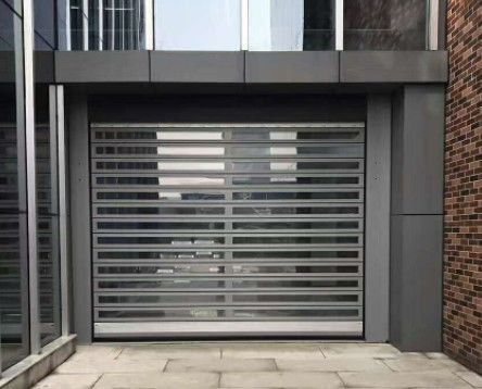 Wysoka bezpieczeństwo wydajność Aluminium przezroczyste szybkie drzwi spiralne z 220V / 50HZ zasilania