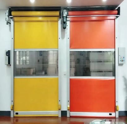 Przemysłowy magazyn odporny na kurz Wrota PVC Drzwi dużych prędkości