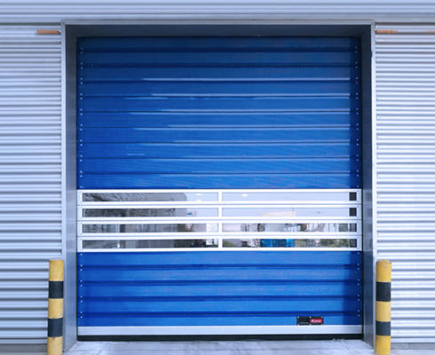 Przemysł garaży parkingowych Szybkie sztywne aluminium Wysokiej jakości Stabilny metal Przemysłowa brama spiralna o dużej prędkości Dostosowane Bezpieczeństwo Wydajność