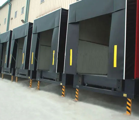 Wysoka trwałość i nowoczesny design Regulowany, spersonalizowany metalowy inteligentny system sterowania elektrycznym załadunkiem Osłona dokowa do drzwi dla firm