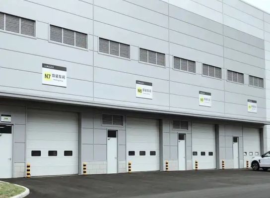 Automatyczne ciężkie drzwi przemysłowe dla straży pożarnej