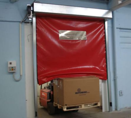 Wysoki poziom bezpieczeństwa Wysoka prędkość PVC Roll Up szybki okładki drzwi 304 materiał ze stali nierdzewnej dostosowany do i wydajność