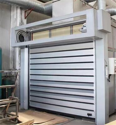 PLC Control Aluminium wysokiej jakości przemysłowe szybkie drzwi spiralne inteligentne zewnętrzne szybkie drzwi spiralne