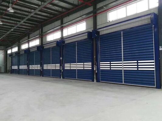 Elektryczny bok otwierający drzwi moc silnika 0,75KW Aluminiowy stop izolowany wysokiej prędkości drzwi spiralnych Efektywność bezpieczeństwa dostosowana na zamówienie