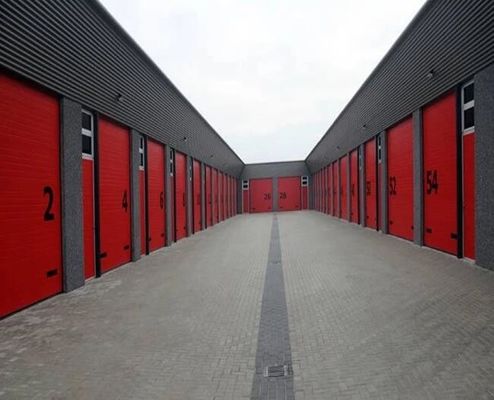 Izolowane przeciwpożarowe segmentowe bramy garażowe Wysoka wytrzymałość Bezpieczeństwo