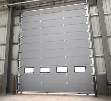 Izolowane bramy segmentowe przemysłowe do panelu napowietrznego domu 40 mm
