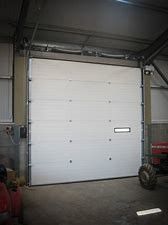 Izolowane bramy segmentowe przemysłowe do malowania proszkowego panelu sufitowego 40 mm
