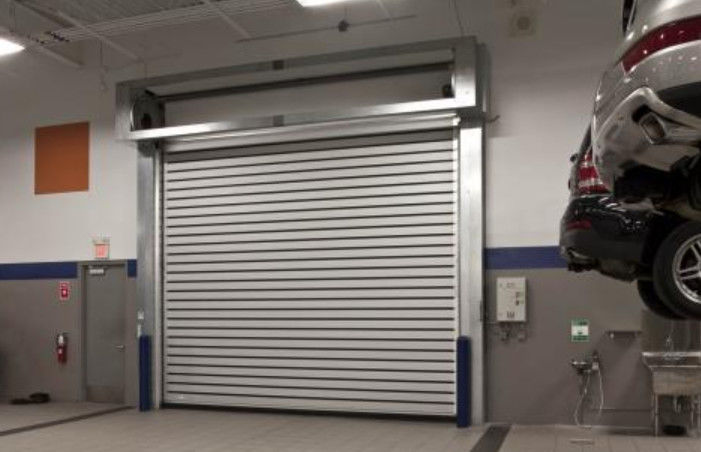 Zewnętrzny szybki aluminiowy szybki drzwi spiralny zasilacz 220V / 50HZ Długa trwałość