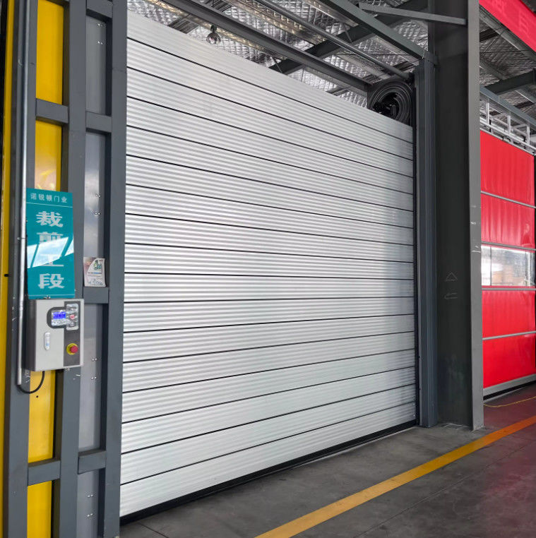 0.8m/s Aluminiowy stop szybki Spiralny drzwi z 220V/50HZ zasilacz Aluminiowy Metal Automatyczny Zamknięcie Szybkie