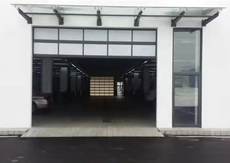 Nowoczesne drzwi sekcjonalne z podwójnej szyby z aluminium z doskonałą izolacją