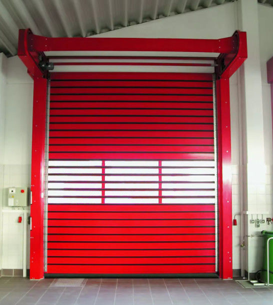 220V/50HZ Bezpieczeństwo Fotoelektryczny czujnik Prędkość Spiralna Drzwi -20°C~50°C Otwarcie opór wiatrowy aluminium sztywny Drzwi wysokiej prędkości
