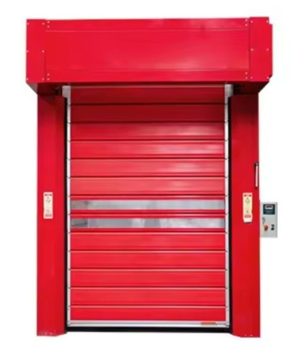 Aluminiowe szybkie drzwi spiralne z systemem sterowania PLC 0,75 kW Moc silnika Sprzedaż bezpośrednia producenta