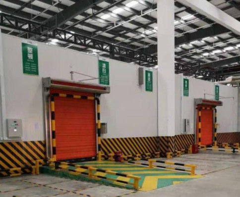 304 Stainless Steel Speed Roll Up Shutters Promocja szybkie drzwi do układania automatycznego indukcji wysokiej prędkości magazyn Pvc
